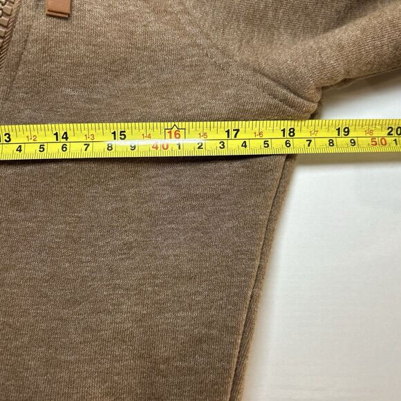 Wanakome Hestia Cowl Neck Full Zip Brown Hoodie Womens Size XS Jacket - Picture 9 of 12